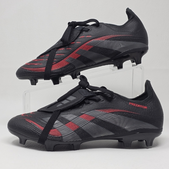 Adidas Predator League FT FG/MG Men\'s Sz 6.5 Black Red Soccer Cleats ID1322 New main image 9